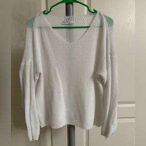 White Knit Sweater
